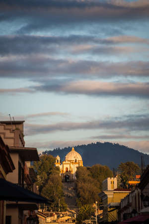 Traditional building at historical site, traveling Americ.aの写真素材