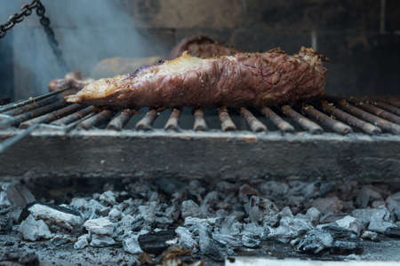 Traditional Asado, traveling Argentina, South America. Tasty food.の写真素材