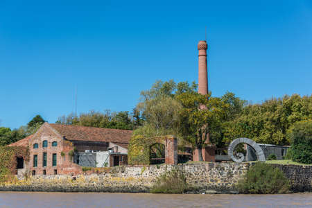 Historic Town at Uruguay, beautiful traditional streets.の写真素材