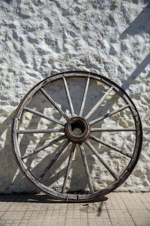 Old Wooden Wheel, Traveling South America.