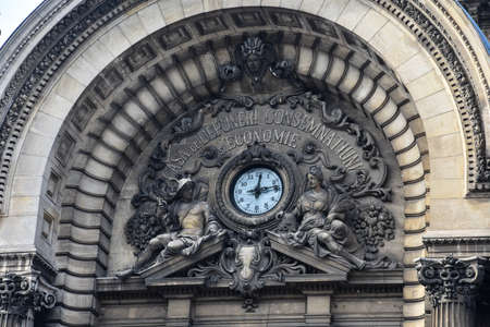 Bucharest, Romania. February 3, 2017. CEC Palace (Palatul CEC, Casa de Economii si Consemnatiuni)
