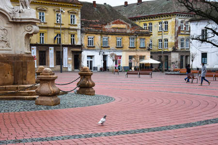 Timisoara, Romania. February 06, 2017. Liberty's Square.のeditorial素材