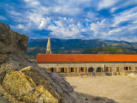 Old Town, Budva, Montenegroの写真素材