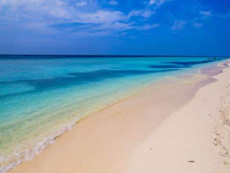 Amazing beach in Ukulhas, Maldivesの写真素材