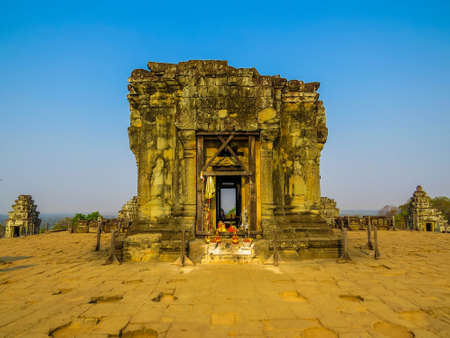 Sunrise in Angkor Wat, Cambodiaのeditorial素材
