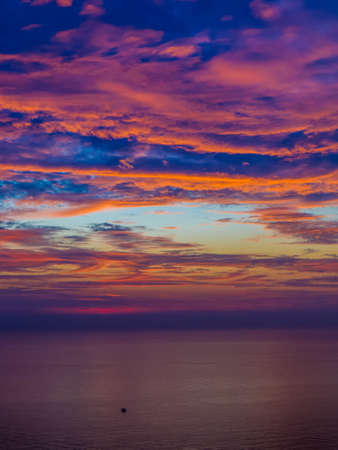 Dramatic Sunset in Pattaya, Thailand
