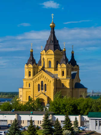 Alexander Nevsky Cathedral, Nizhny Novgorod, Russiaのeditorial素材