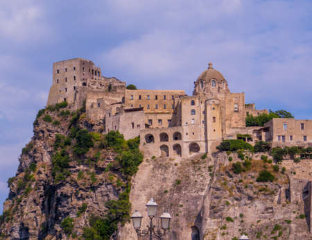 Aragonese Castle, Island of Ischia, Italyのeditorial素材