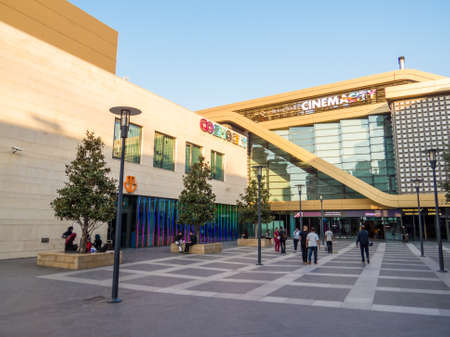 BEIRUT, LEBANON - NOVEMBER 3, 2017: View of Beirut Souks Cinema City.のeditorial素材