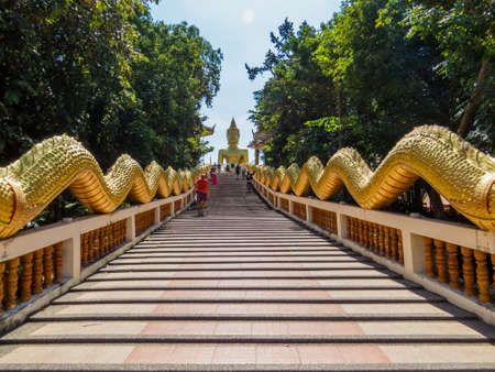 PATTAYA, THAILAND - DECEMBER 9, 2017: The Big Buddha Hill (or Wat Phra Yai).のeditorial素材