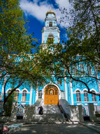 EKATERINBURG, RUSSIA - JUNE 3, 2018: View of the Church of the Ascension.のeditorial素材