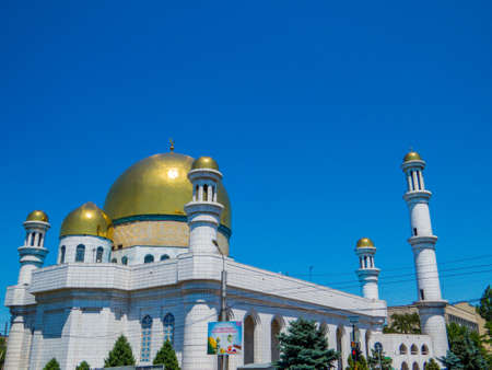 ALMATY, KAZAKHSTAN - JUNE 18, 2018: View of the Central Mosque.のeditorial素材