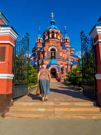 Church of Our Lady of Kazan in Irkutsk, Siberia, Russiaのeditorial素材
