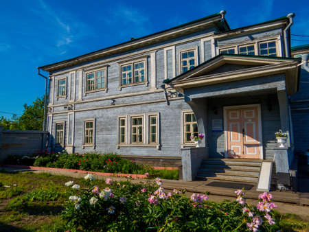 Irkutsk Regional Historical and Memorial Museum of Decembrists, Trubetskoy Manor. In Irkutsk, Siberia, Russiaのeditorial素材