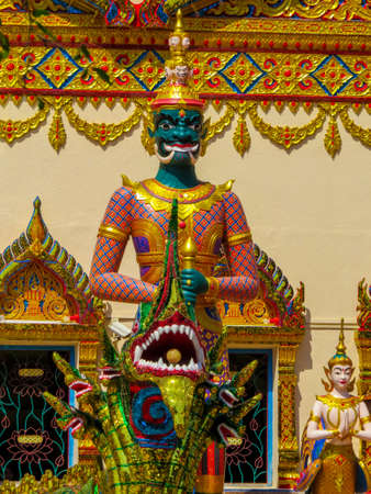 Penang,Malaysia - January 3, 2015: View of the Wat Chayamangkalaram, Thai Buddhist Temple.のeditorial素材