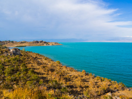 View of the Lake Sevan in Armenia
