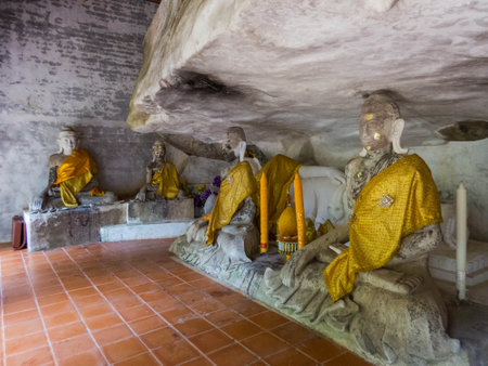 View of the Wat Pha Lat in Chiang Mai, Thailandの写真素材