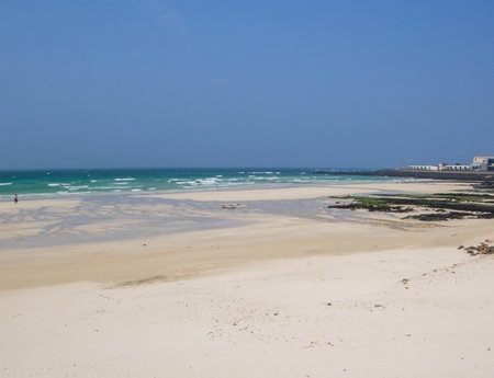 View of Woljeong Beach in Jeju Island, South Korea