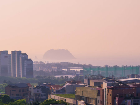 Sunrise view in Jeju Island, South Korea