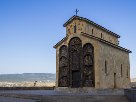 View of the Annunciation Church in Keeni Hill, near Tbilisi, Georgia