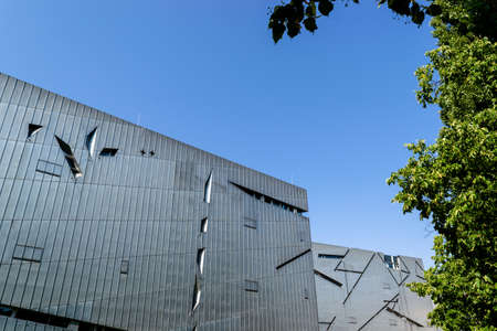 The Jewish Museum of Berlin was opened in 2001 and is the largest Jewish museum in Europe. It consists of three buildings, two of which are new additions specifically built for the museum by architect Daniel Libeskindのeditorial素材