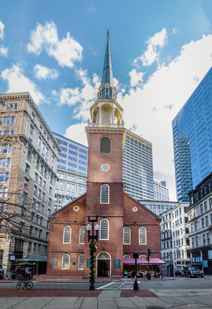 Old South Meeting House - Boston, Massachusetts, USAのeditorial素材