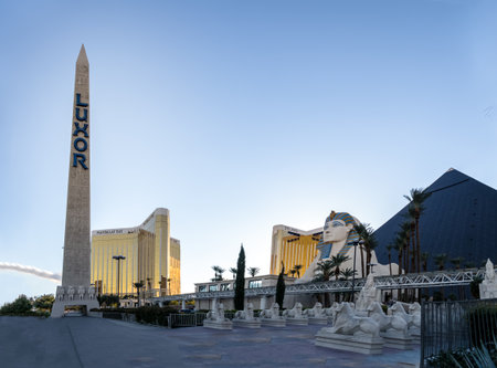 Luxor Hotel Casino - Las Vegas, Nevada, USAのeditorial素材