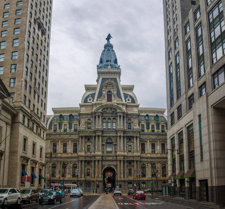 City Hall - Philadelphia, Pennsylvania, USAのeditorial素材