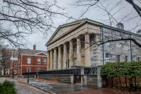 Second Bank of the United States - Philadelphia, Pennsylvania, USAの写真素材