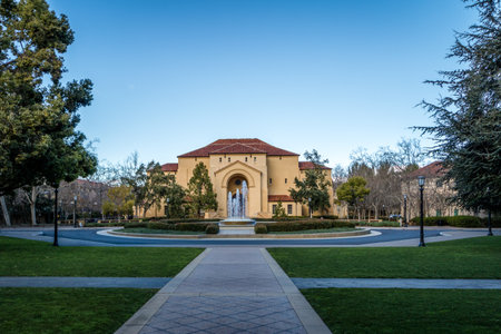 Stanford University Campus - Palo Alto, California, USAのeditorial素材
