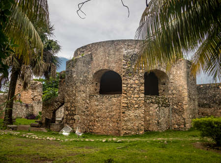 Convent of San Bernardino of Siena - Valladolid, Mexicoの写真素材