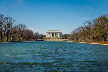 Lincoln Memorial - Washington, DC, USAの写真素材
