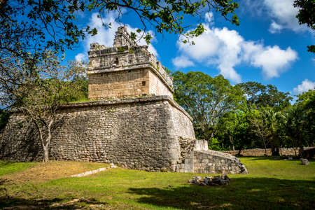 Mayan ruins at Chichen Itza - Yucatan, Mexicoの写真素材