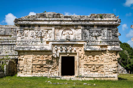 Church Building in Chichen Itza - Yucatan, Mexicoの写真素材