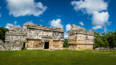 Church Building in Chichen Itza - Yucatan, Mexicoの写真素材