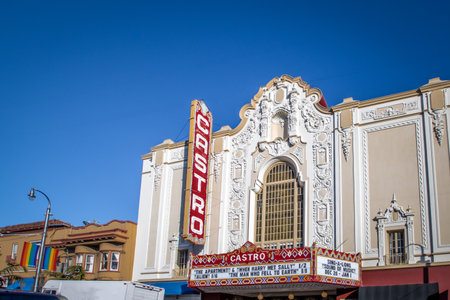 Castro Theater - San Francisco, California, USAのeditorial素材
