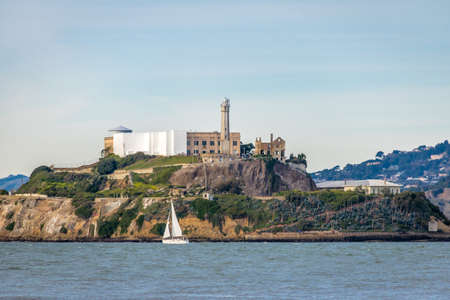 Alcatraz Island - San Francisco, California, USAの写真素材
