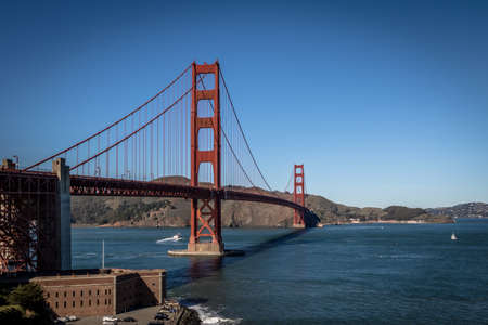 Golden Gate Bridge - San Francisco, California, USAの写真素材