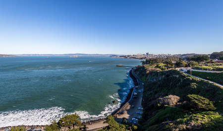 San Francisco Downtown Skyline - San Francisco, California, USAの写真素材