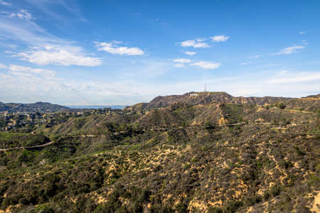 Hollywood Sign - Los Angeles, California, USAの写真素材