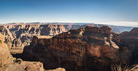 Panoramic view of Grand Canyon West Rim - Arizona, USAの写真素材