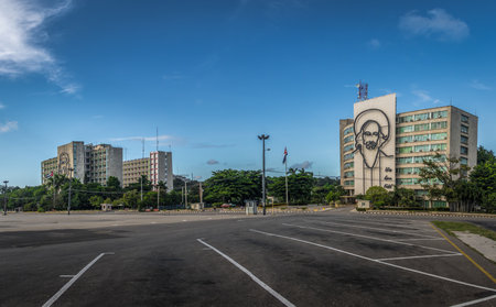 Revolution Square (Plaza de la Revolucion) - Havana, Cubaのeditorial素材