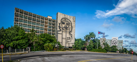 Revolution Square (Plaza de la Revolucion) - Havana, Cubaのeditorial素材