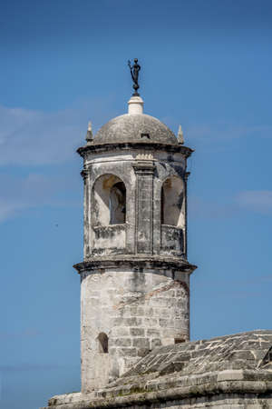 La Giraldilla, watchtower of Castillo de la Real Fuerza in Havana, Cubaの写真素材