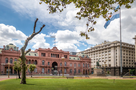 Casa Rosada (Pink House), Argentinian Presidential Palace - Buenos Aires, Argentinaのeditorial素材