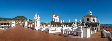 San Felipe Neri Monastery Terrace - Sucre, Boliviaの写真素材