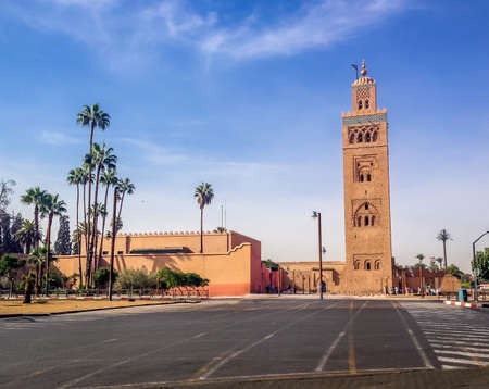 Koutubia mosque - Marakech, Moroccoの写真素材