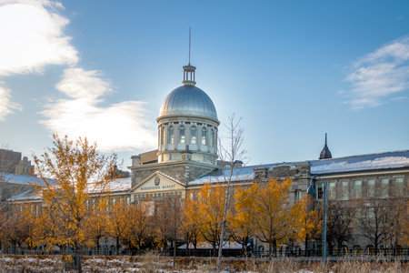 Bonsecours Market in old Montreal - Montreal, Quebec, Canadaのeditorial素材
