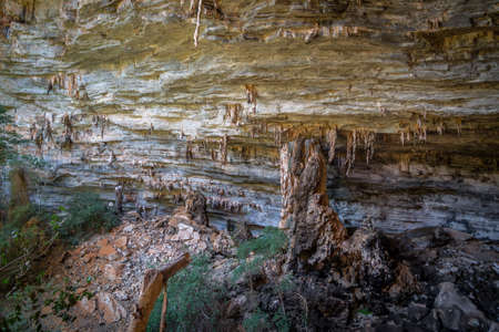 Gruta da Lapa Doce Cave in Chapada Diamantina - Bahia, Brazilの写真素材