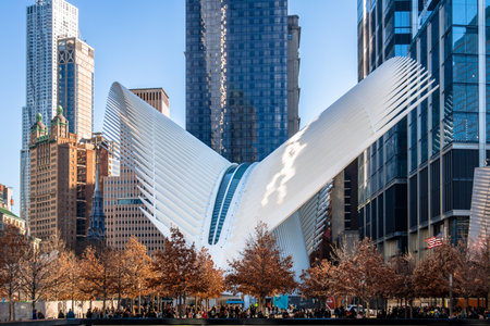 Transportation Hub Oculus - New York City, USAのeditorial素材